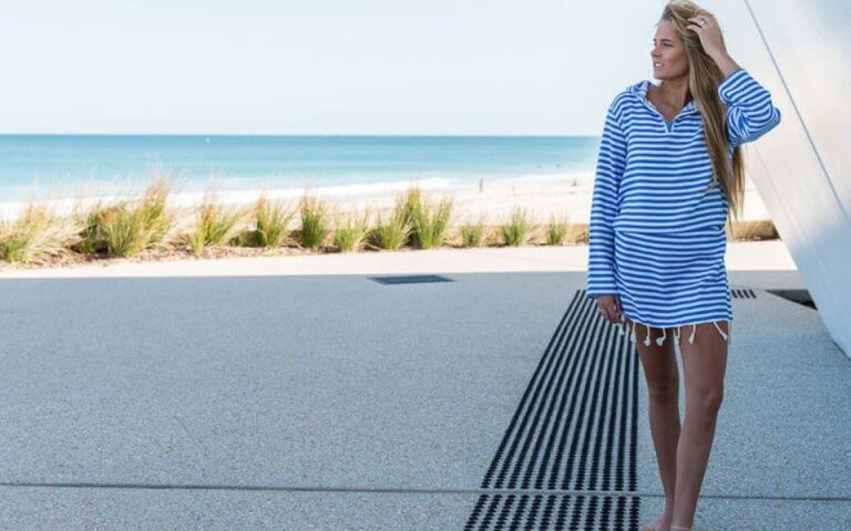 Towelling beach 2024 dress womens