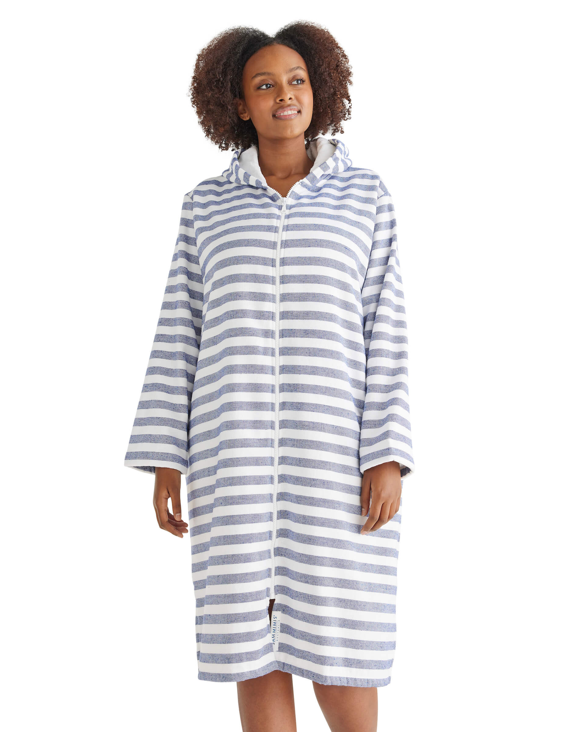 Zip up discount towelling bath robe